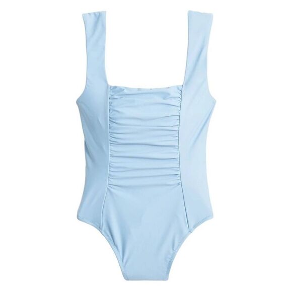 J. Crew Other - J. Crew Ruched Square neck Swimsuit